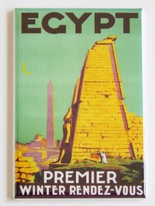 Egypt Travel Poster Fridge Magnet "style B" - Picture 1 of 3