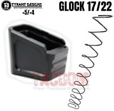 Tyrant Designs Grip Extension Magazine Aluminum fo Glok 17 22 19X 34 35 base pad
