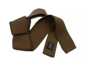 Cravatta maglia lana marrone salvia tricot verde wool tie made in italy - Imagen 1 de 2