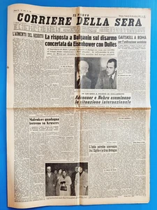 Courier La Soirée 28 Décembre 1956 Gaitskell-Bulganin-Malenkov-Walter Bonatti - Afbeelding 1 van 2