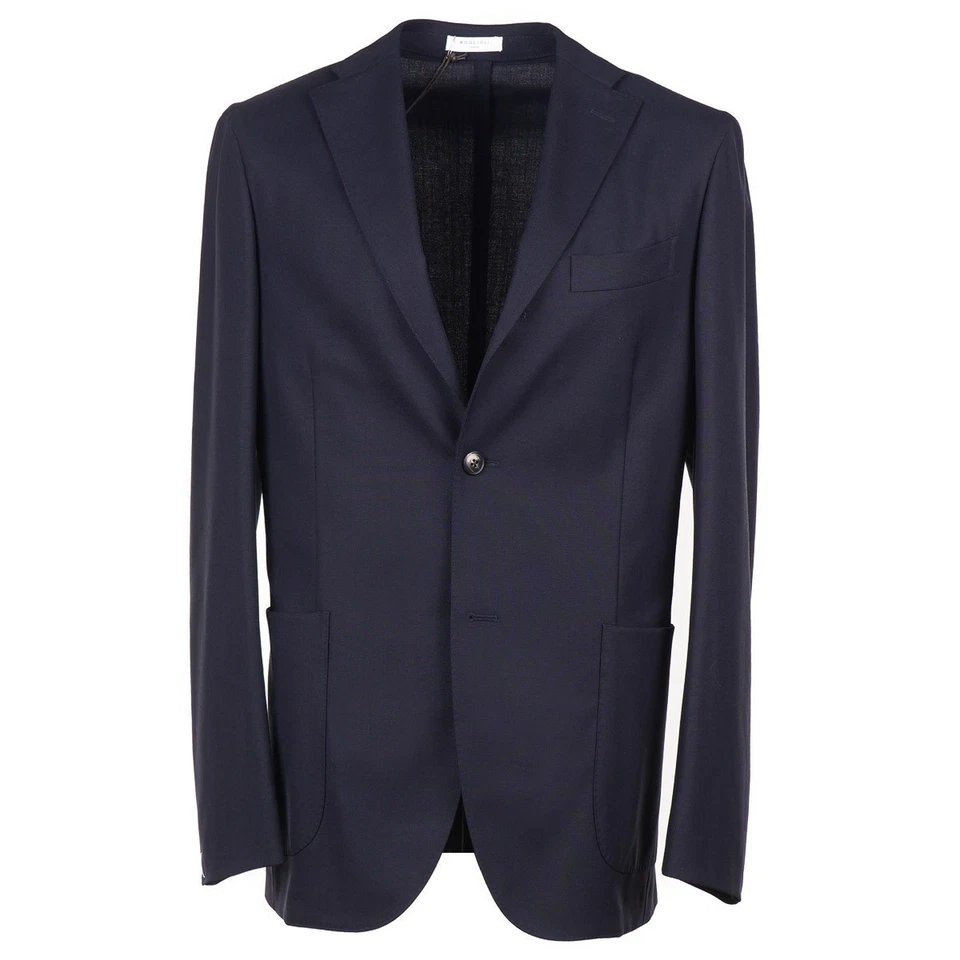 Traje Boglioli Azul Marino Tejido Lana Fresca 'K Jacket' 38L Largo (UE 48L) NUEVO CON ETIQUETAS Imperfecto Foto 1 de 4