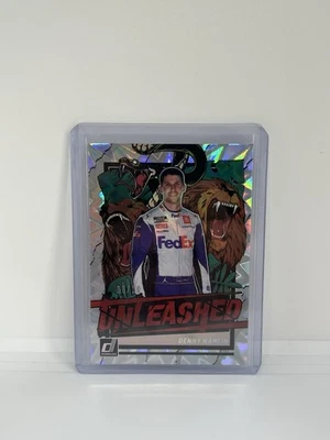 2023 Panini Donruss - #U6 Denny Hamlin Unleashed Xplosion /10 - Image 1 of 2