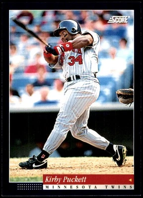 Kirby Puckett 1994 分数 #21 明尼苏达双城队美国职棒大联盟阅读免运费亲笔签名Den — 第 1/2 张图片