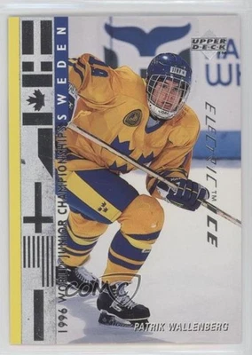 1995 Upper Deck World Junior Champions Electric Ice Patrik Wallenberg Rookie RC - Image 1 of 2