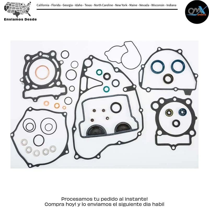 KIT DE EMPAQUES COMPLETO SIN SELLOS DE ACEITE Kawasaki KX250F 2017-2019 - Изображение 1 из 1