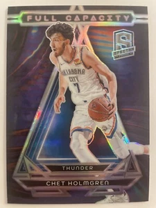 2023-24 Panini Spectra Full Capacity Chet Holmgren #6 Thunder Case Hit - Picture 1 of 2