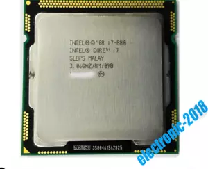 Intel Core i7-880 3.06GHz 4-Core 8M LGA 1156 95W Lynnfield CPU Processor - Picture 1 of 1