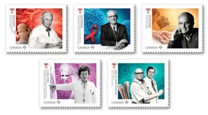 DIE CUT = MEDICAL GROUNDBREAKERS = Set of 5 stamps Canada 2020 MNH - Picture 1 of 1