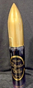 REPOSADO TEQUILA BOTTLE w GOLD BULLET TIP CAP & CORK  - Empty - HIJAS de VILLA - Picture 1 of 3