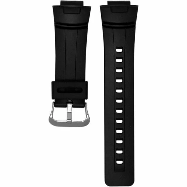 Casio 10001449 Watch Band (Resin) - Black