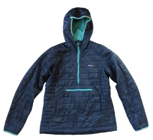 Patagonia Nano Puff Bivy Primaloft Insulated Anorak Hoody Jacket Womens M Medium - Picture 1 of 11