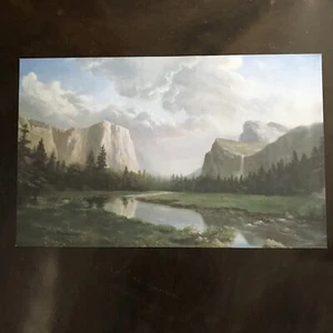 Vintage Dino Massaroni Sunrise Sierra Art Print Yosemite National Park - Picture 1 of 11