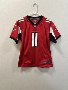 Camiseta de fútbol americano juvenil grande roja niños Atlanta Falcons Nike NFL Julio Jones #11 - Imagen 1 de 9