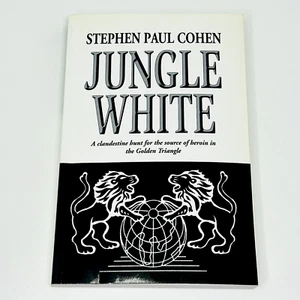 Jungle White by Stephen Paul Cohen  Paperback Book Adventure Drugs Crime Fiction - Picture 1 of 9
