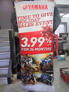 2012/2013 YAMAHA DEALER PROMOTIONAL BANNER SIGN RAPTOR GRIZZLY 700 YZF R6 YZ450F