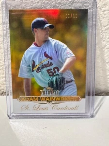2011 Topps Tribute - Adam Wainwright #50 Cardinals Gold 1/50 - Imagen 1 de 2