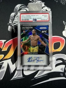 Panini Prizm UFC 2021 - Ryan Spann Rookie - Octagon Signature - Blue Prizm - Imagen 1 de 2