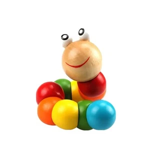 Caterpillar Pappet Toy, Wooden, Early Education  - Picture 1 of 6