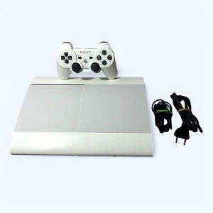 CONSOLE PS3 SUPER SLIM BIANCA 500GB PLAYSTATION 3 CECH-4004C + CONTROLLER e CAVI - Imagen 1 de 17