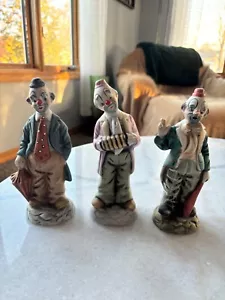 3 Vintage UCGC Porzellan Zirkus Clown Figuren - Bild 1 von 4