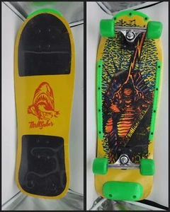 NEW  1980s Skateboard - THRILLSEEKER -MUMMY 80s  Trucks Wheels WALL HANGER Rare - Picture 1 of 14