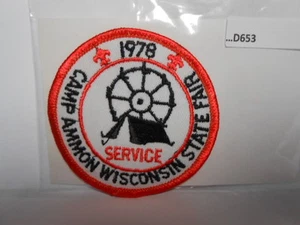 CAMP AMMON WISCONSIN STATE FAIR 1978 SERVICE TLR PB D653 - Bild 1 von 1
