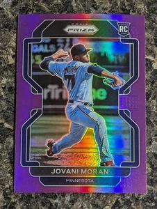 2022 Panini Prizm Purple Prizm #24 Jovani Moran Minnesota Twins - Picture 1 of 2