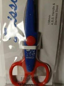 Forbici vintage modello gatto Bon Bon nuove blu rosso - Foto 1 di 6