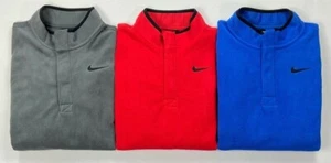 Boy's Youth Nike Therma Standard Fit 1/4 Quarter Zip Fleece Sweatshirt - Picture 1 of 3