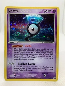 Unown G/28 Holo Rare  Ex Unseen Forces Pokemon Card NM - Picture 1 of 10