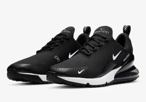Nike Air Max 270 Golf Black White Men’s Size US 8 Casual Golf Sneakers Rare New✅ - Picture 1 of 5