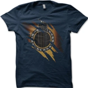 Acoustic Guitar ovation takemine Martin BIrthday gift Christmas t-shirt 9110 - Picture 1 of 9