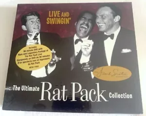 RAT PACK-LIVE AND SWINGIN':THE ULTIMATE COLLECTION-CD+DVD FACTORY SEALED (Sinatr - Picture 1 of 2