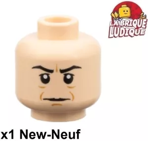 LEGO 1x Minifig Head Harry Potter Severus Snape Ride Wrinkle 3626pb0487 New - Picture 1 of 1