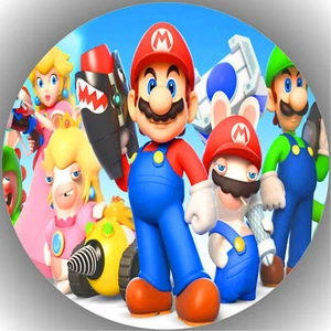 Tortenaufleger Geburtstag Party Tortenbild Fondant - Oblate Super Mario P57 - Bild 1 von 1