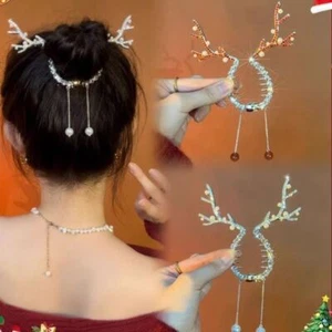 with Pearls and Crystal Hair Claw Clips Hair Accessories Ponytail Hair Clip - Picture 1 of 12