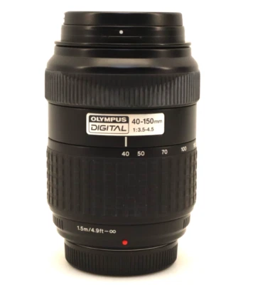 Olympus Digital zuiko 40-150 mm 1:3.5 - 4.5  Lens Black #5 - Image 1 of 4