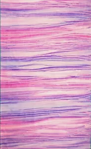 Pitture a mano Kaufman Batik, Patina - Righe, Viola e Rosa, di METÀ anno - Foto 1 di 1