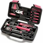 Cartman Pink 39piece Tool Set General Household Hand Tool Kit with Plastic To...