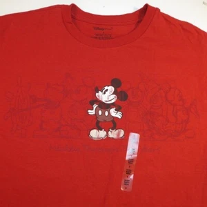 NEW NWT DISNEY DISNEYLAND MICKEY MOUSE ANIMATION TEE T SHIRT Mens S Red - Picture 1 of 2