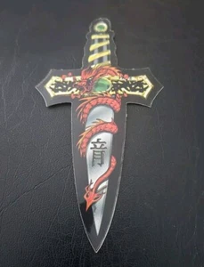 Loco Life Y2K Dragon Sword 2005 Vintage Vending Machine Sticker #8 - Picture 1 of 2
