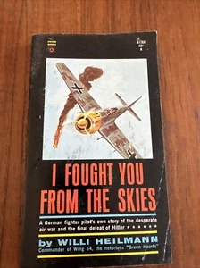 I FOUGHT YOU FROM THE SKIES by Willi Heilmann (1966) Award Paperback 1st - Imagen 1 de 8