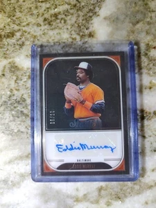 2023 Panini Chronicles /10 Studio Holo Silver Auto Eddie Murray Orioles - Picture 1 of 2