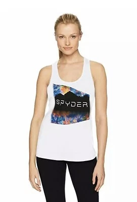 Spyder женщин S белый безграничный спортивная майка маленький новый с ярлыками - Изображение 1 из 2