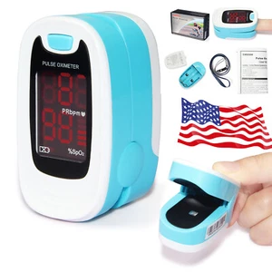 US Stock Finger Pulse Oximeter Fingertip Oxygen Monitor SPO2 PR Pulsoximeter,FDA - Picture 1 of 12