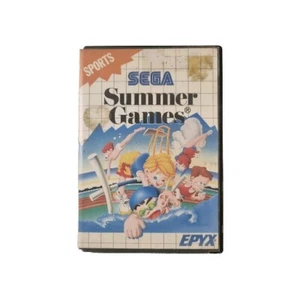 Summer Games Sega Master System Video Game With Case PAL Free Tracked Postage - Picture 1 of 11
