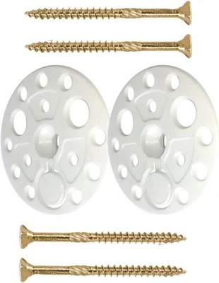 Piatti isolanti 60 mm con viti set 100 pz - varie lunghezze - Immagine 1 di 4