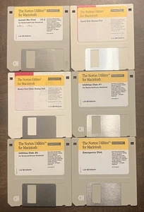 Norton Utilities 3.2 for Macintosh (1992) 6-Disk Set | Vintage Symantec Floppies - Picture 1 of 15