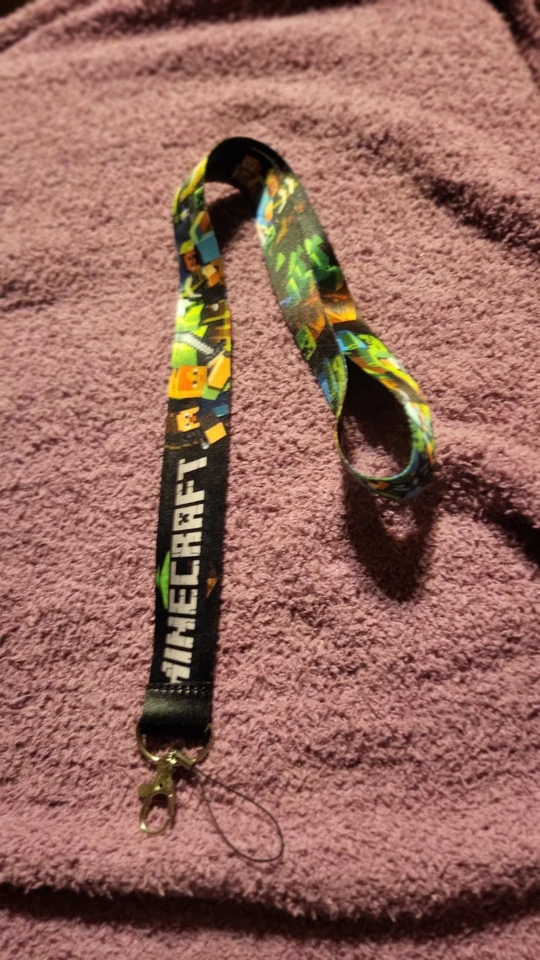 Cordón Minecraft con pestillo giratorio y correa antipérdida Foto 1 de 1