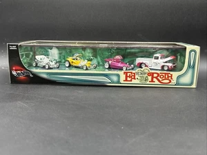 1998 Hot Wheels 100% 4 Cars Set ED BIG DADDY ROTH OUTLAW MYSTERION ROAD AGENT - Picture 1 of 7